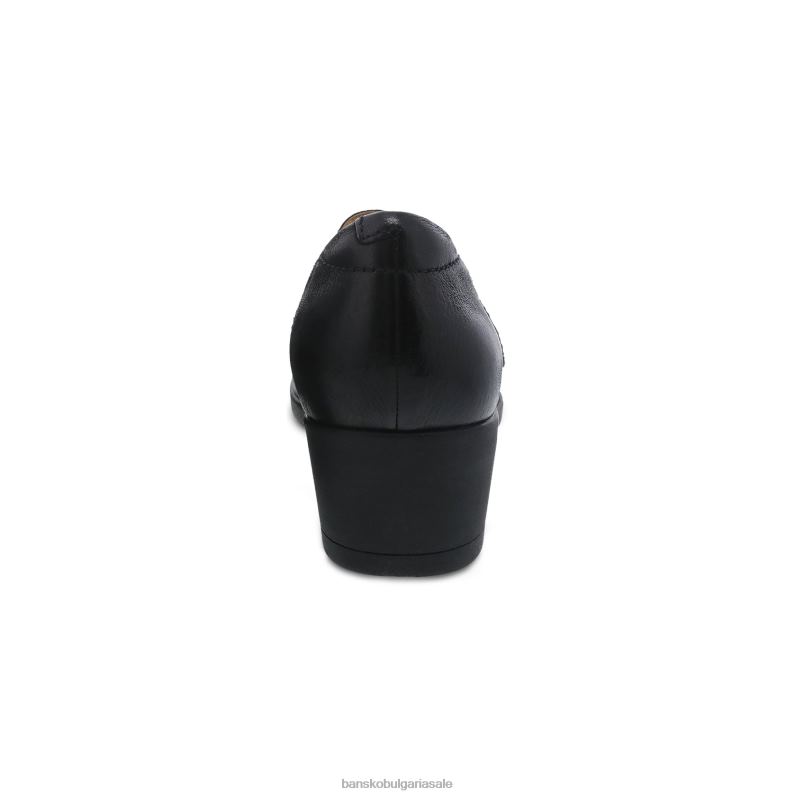 Dansko черен полиран набук Жени калиста JDTJ156 Мери Джейнс