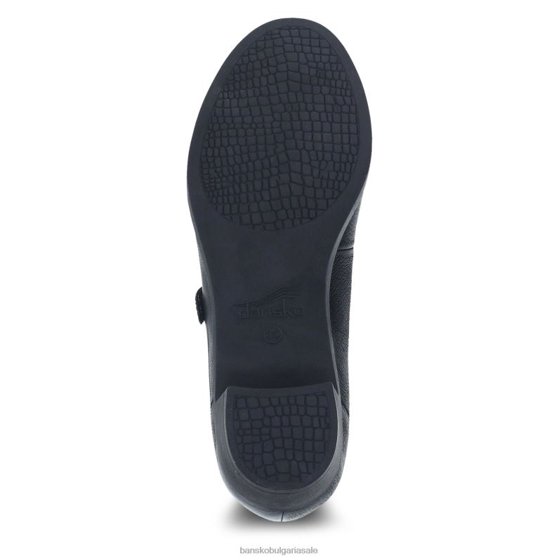 Dansko черен полиран набук Жени калиста JDTJ156 Мери Джейнс