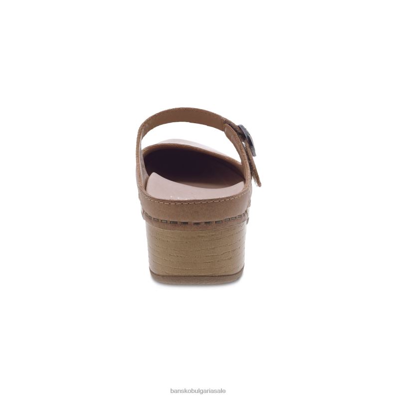 Dansko кафяв полиран набук Жени брия JDTJ159 Мери Джейнс