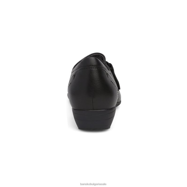 Dansko черна смляна напа Жени Франи широк JDTJ251 Мери Джейнс