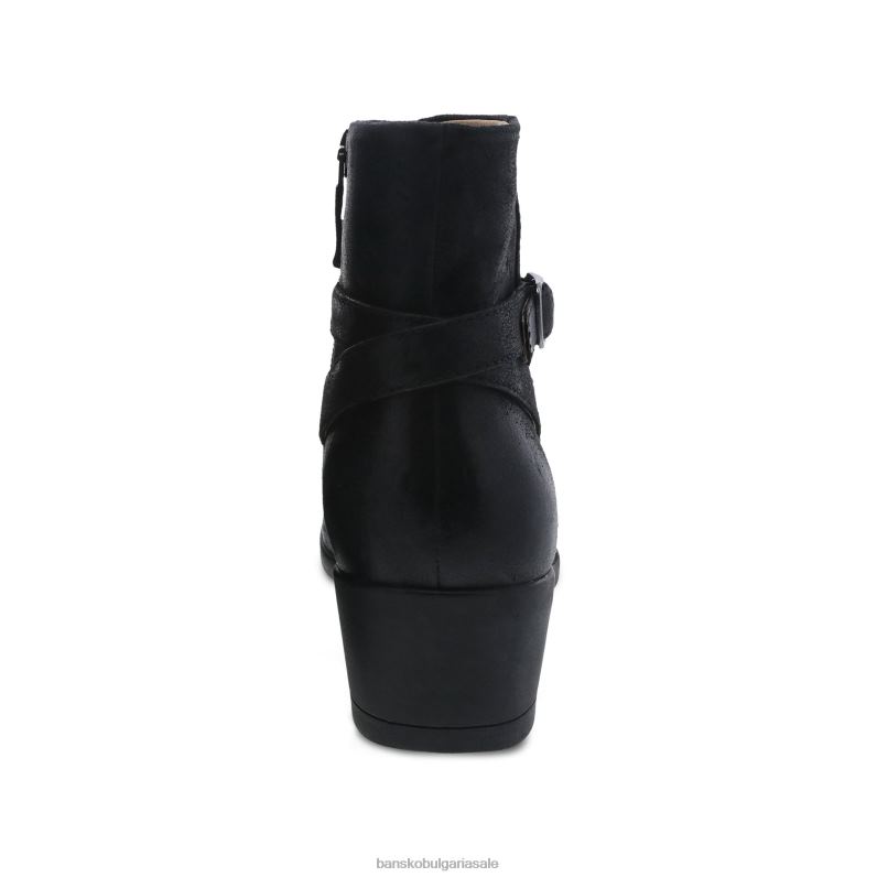 Dansko черен полиран велур Жени кегни JDTJ227 ботуши и ботуши