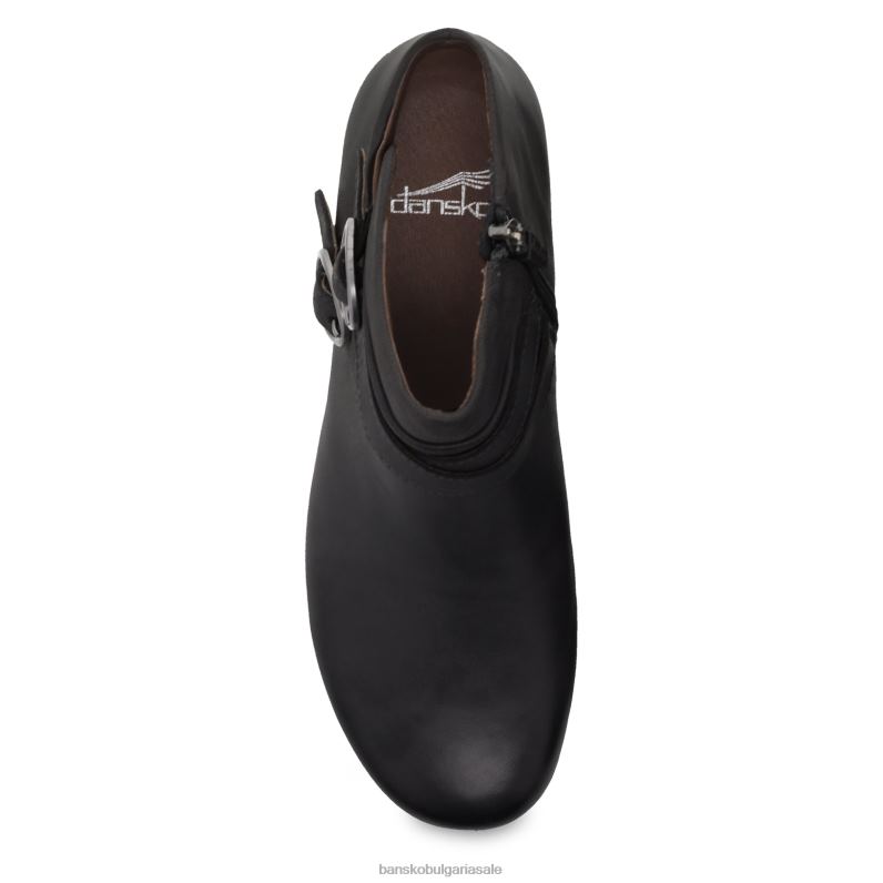 Dansko черен полиран набук Жени вяра JDTJ228 ботуши и ботуши