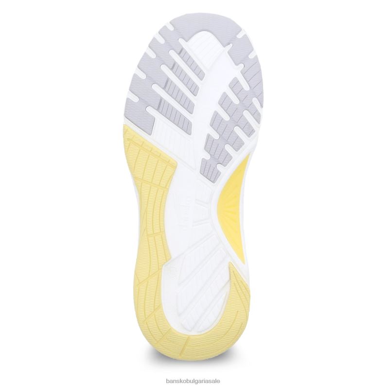Dansko бяла/жълта мрежа Жени темпо JDTJ199 маратонки и на открито