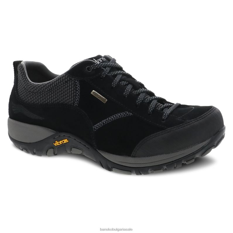 Dansko черен велур Жени пейсли JDTJ206 маратонки и на открито