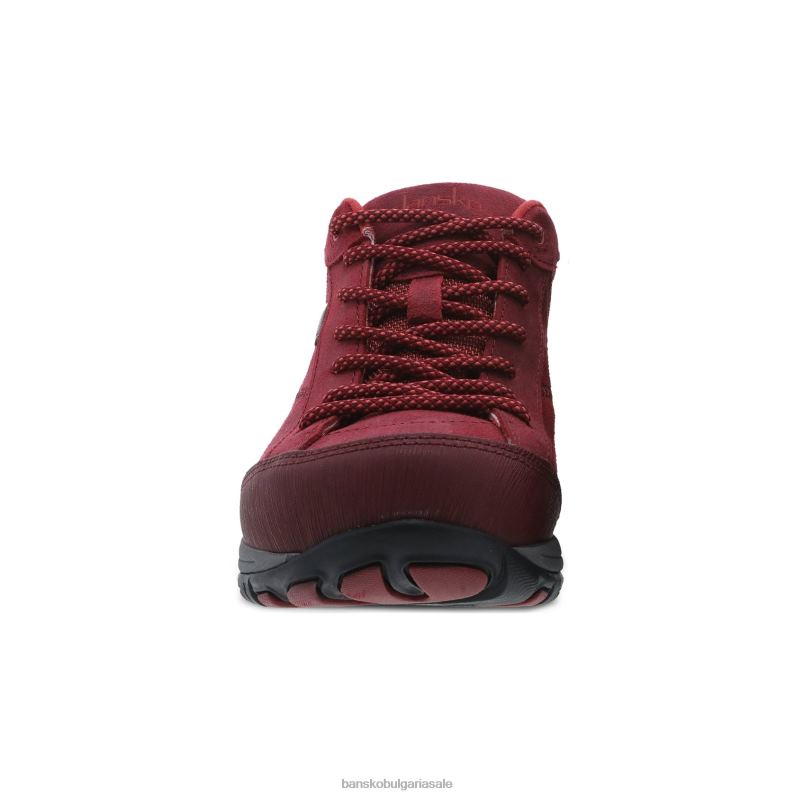 Dansko червен полиран велур Жени пейсли JDTJ209 маратонки и на открито