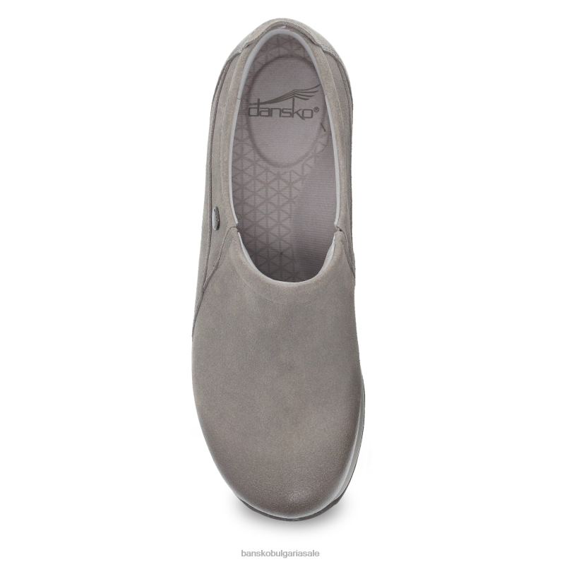 Dansko сив полиран велур Жени пати JDTJ212 маратонки и на открито