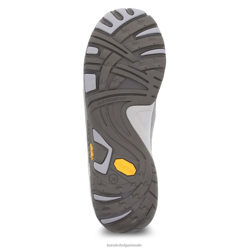 Dansko сив полиран велур Жени пати JDTJ212 маратонки и на открито