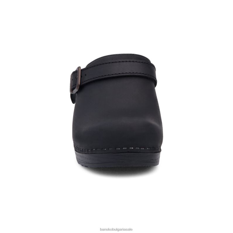 Dansko намазана с черно масло Жени Ингрид JDTJ169 мулета и чехли