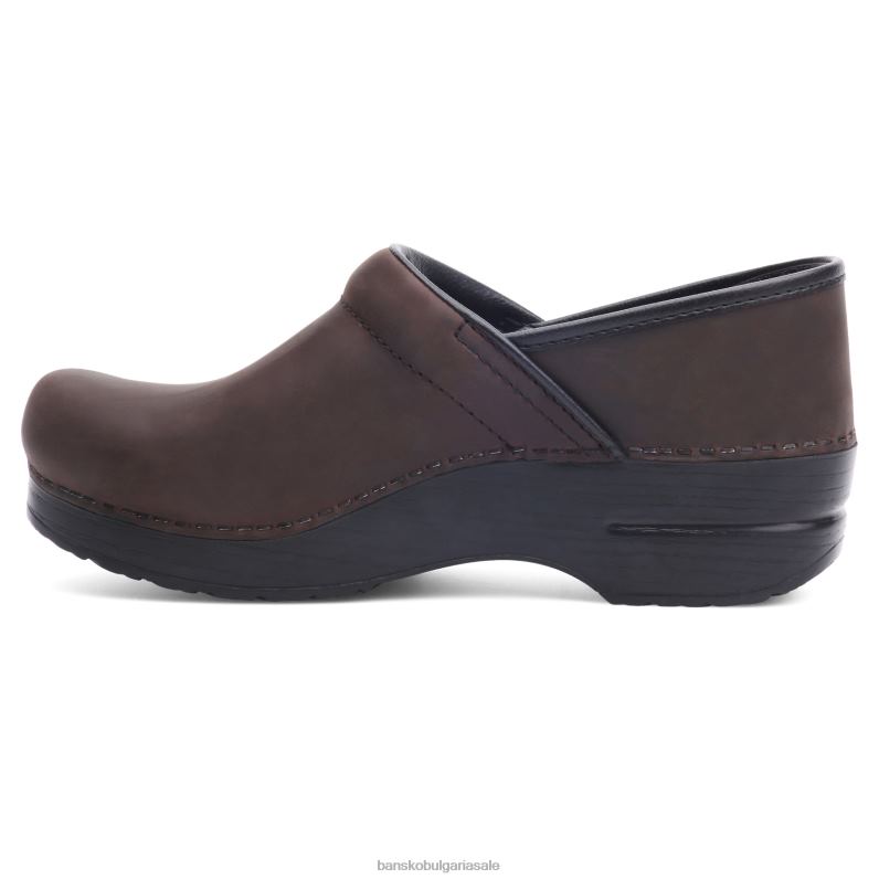 Dansko антично кафяво омаслено Жени професионален JDTJ15 сабо