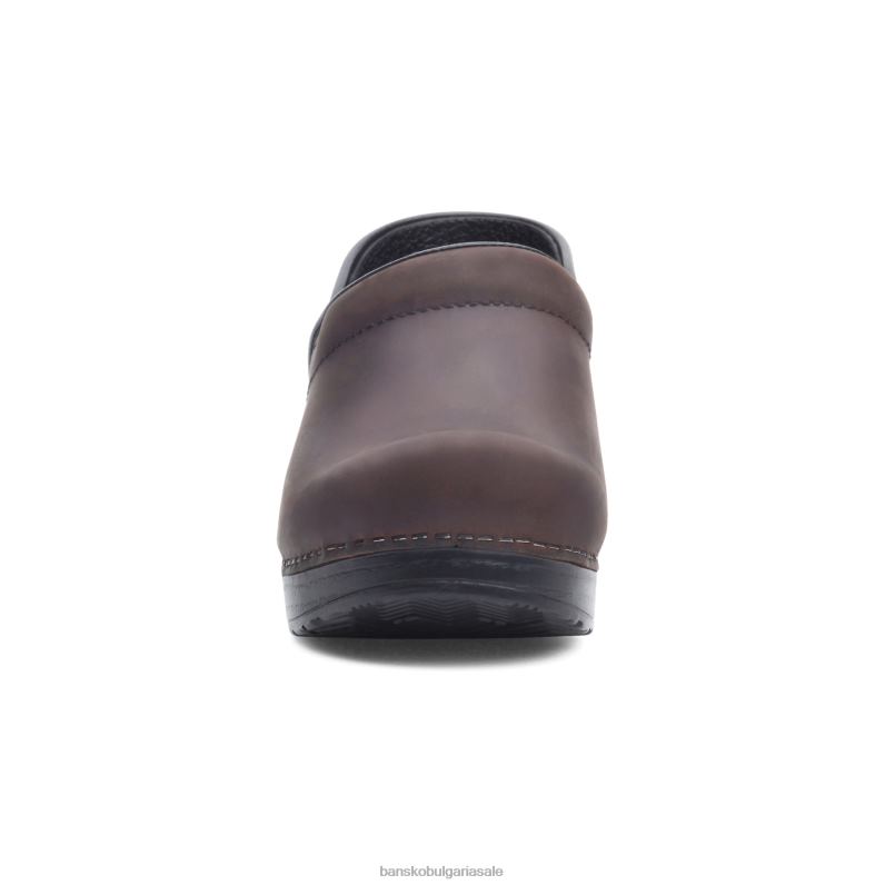 Dansko антично кафяво омаслено Жени професионален JDTJ15 сабо