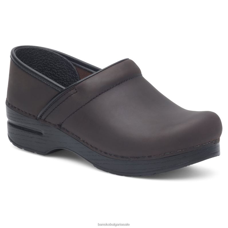 Dansko антично кафяво омаслено Жени тесен про JDTJ233 сабо