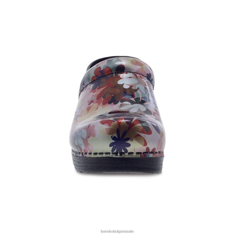 Dansko бохо цветен патент Жени професионален JDTJ29 сабо