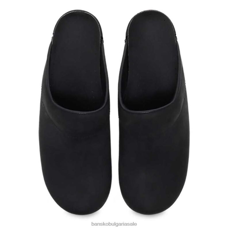 Dansko намазана с черно масло Жени персонализиран карл JDTJ54 сабо