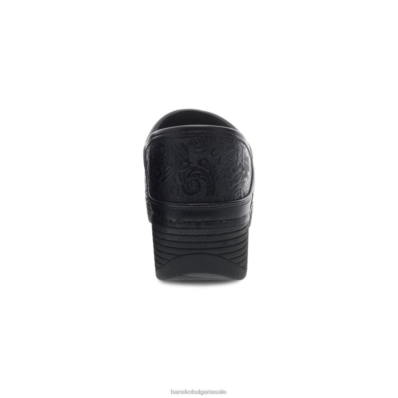 Dansko черни флорални инструменти Жени lt професионалист JDTJ38 сабо