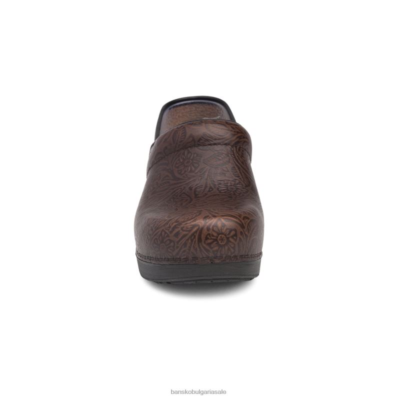 Dansko кафяви флорални инструменти Жени xp 2.0 JDTJ12 сабо