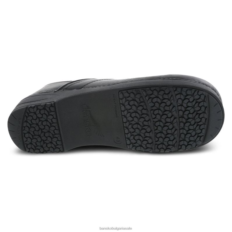 Dansko черен полиран набук Жени xp 2.0 JDTJ2 сабо