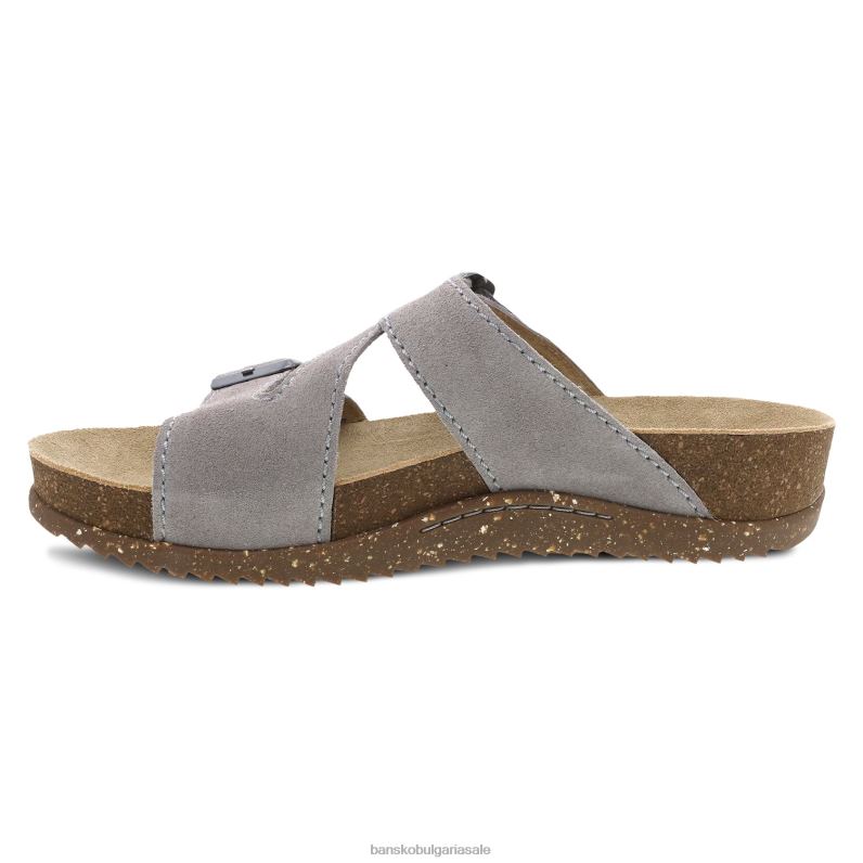 Dansko каменен велур Жени дайна JDTJ102 сандали