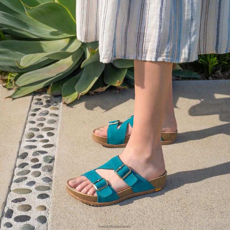 Dansko сив велур Жени дайна JDTJ103 сандали