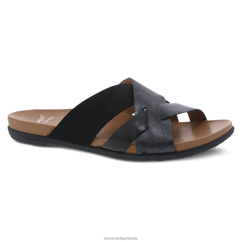 Dansko черно мулти Жени Джоана JDTJ110 сандали