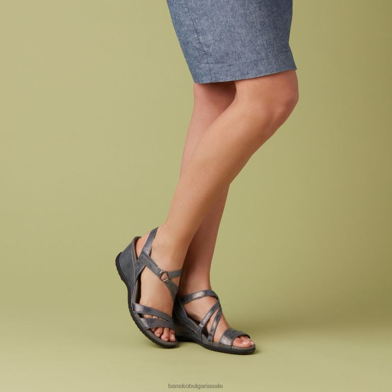 Dansko калаен металик Жени адисън JDTJ115 сандали