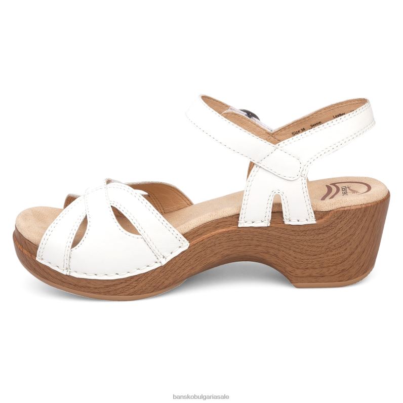 Dansko бял пълнозърнест Жени сезон JDTJ121 сандали