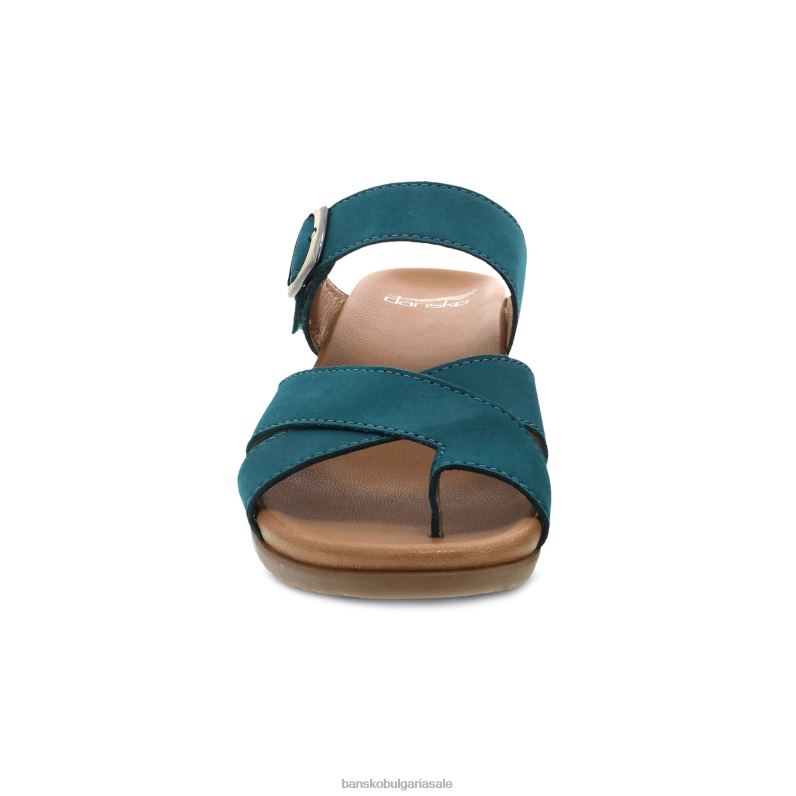 Dansko сив набук Жени Обри JDTJ129 сандали