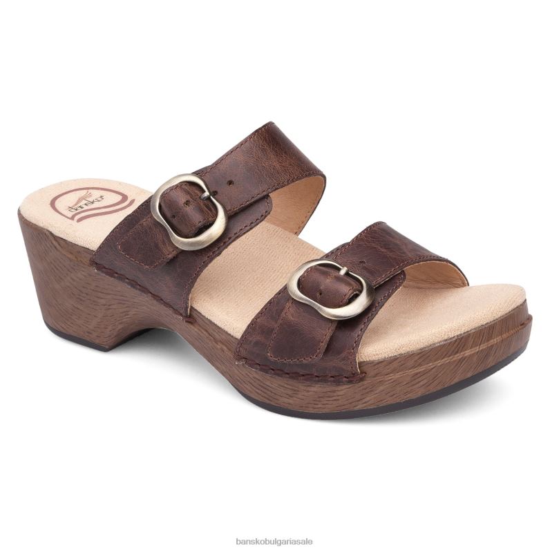 Dansko тик реколта издърпване Жени Софи JDTJ138 сандали