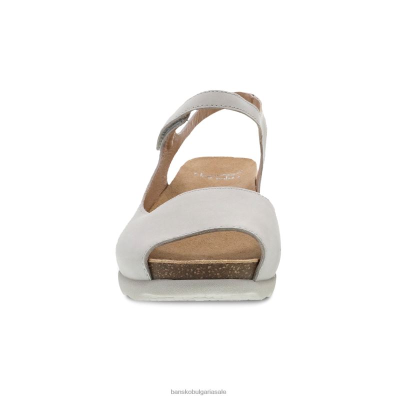 Dansko фрезован набук от слонова кост Жени Марси JDTJ145 сандали