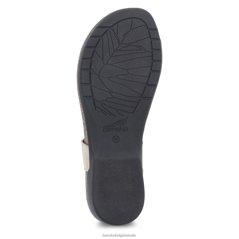 Dansko лен фрезован полиран Жени рис JDTJ60 сандали