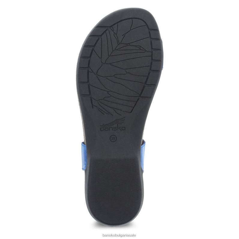 Dansko синьо восъчно изгорено Жени рис JDTJ62 сандали