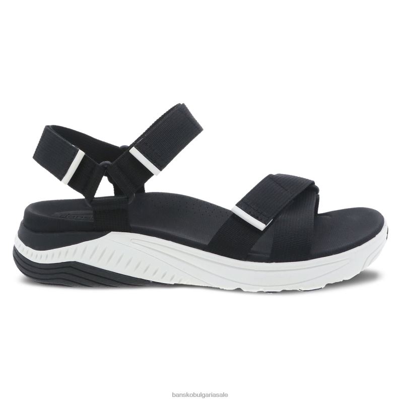 Dansko черна лента Жени ракел JDTJ65 сандали