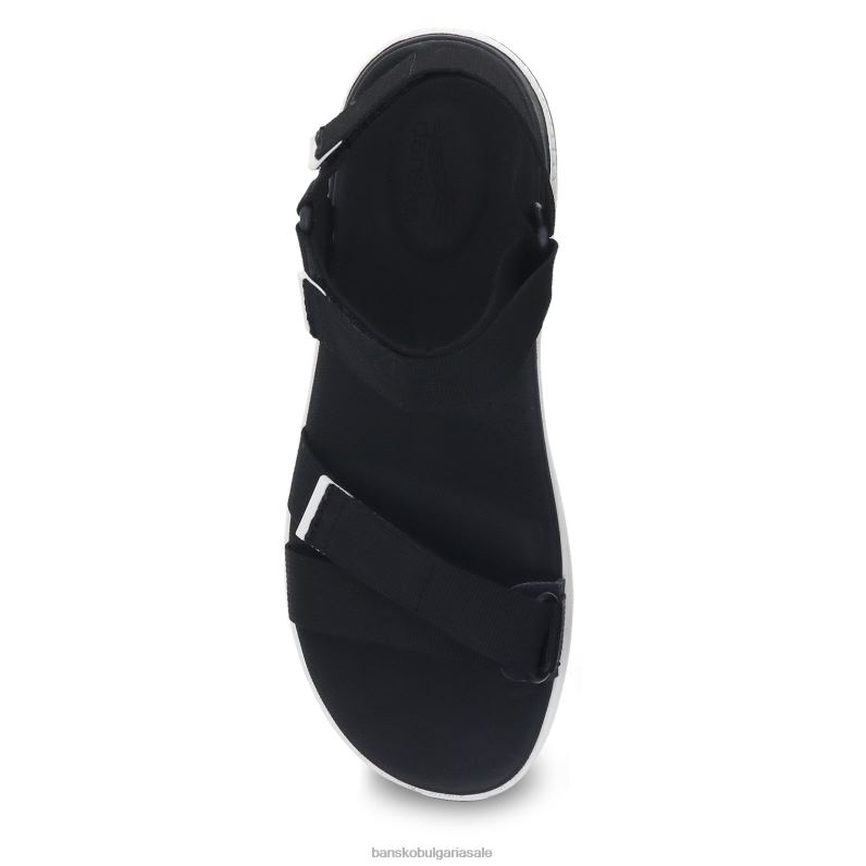 Dansko черна лента Жени ракел JDTJ65 сандали