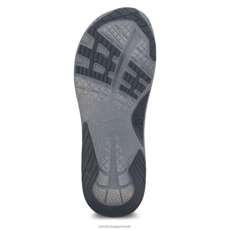 Dansko черна лента от рибена кост Жени ракел JDTJ68 сандали