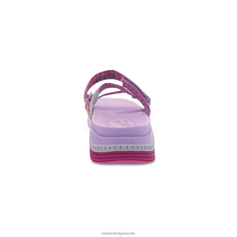 Dansko фуксия мулти лента Жени розетка JDTJ70 сандали