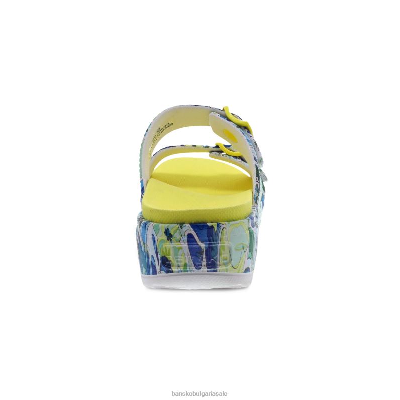 Dansko хипи флорални Жени канди JDTJ93 сандали