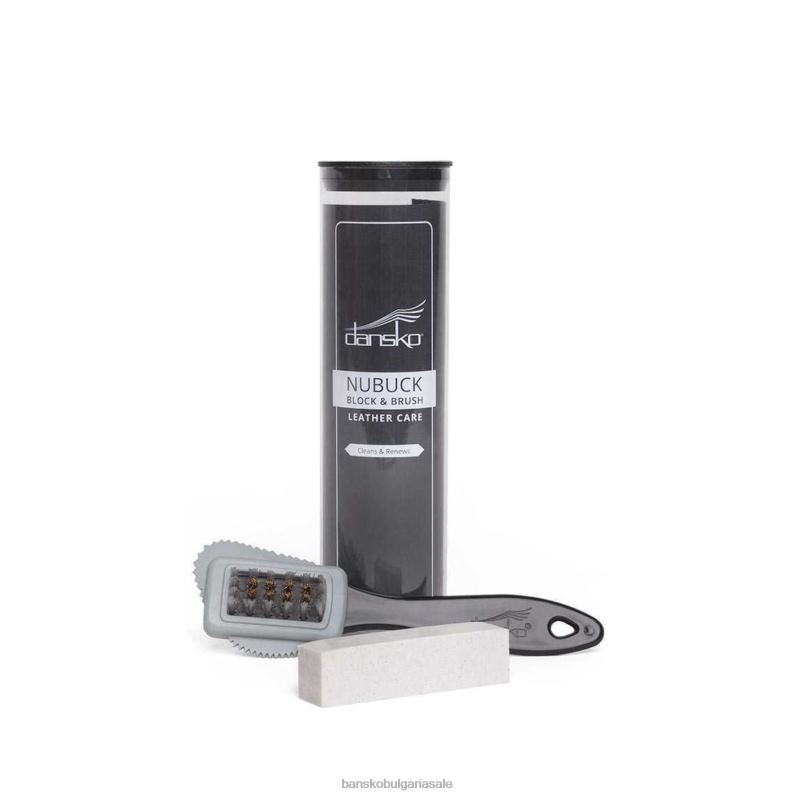 Dansko мека унисекс блок и четка от набук JDTJ274 грижа за обувките