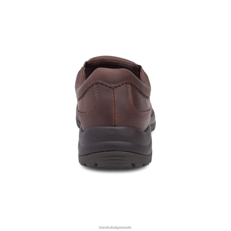 Dansko кафяв дистрес мъже Уин JDTJ276 мокасини и пантофи