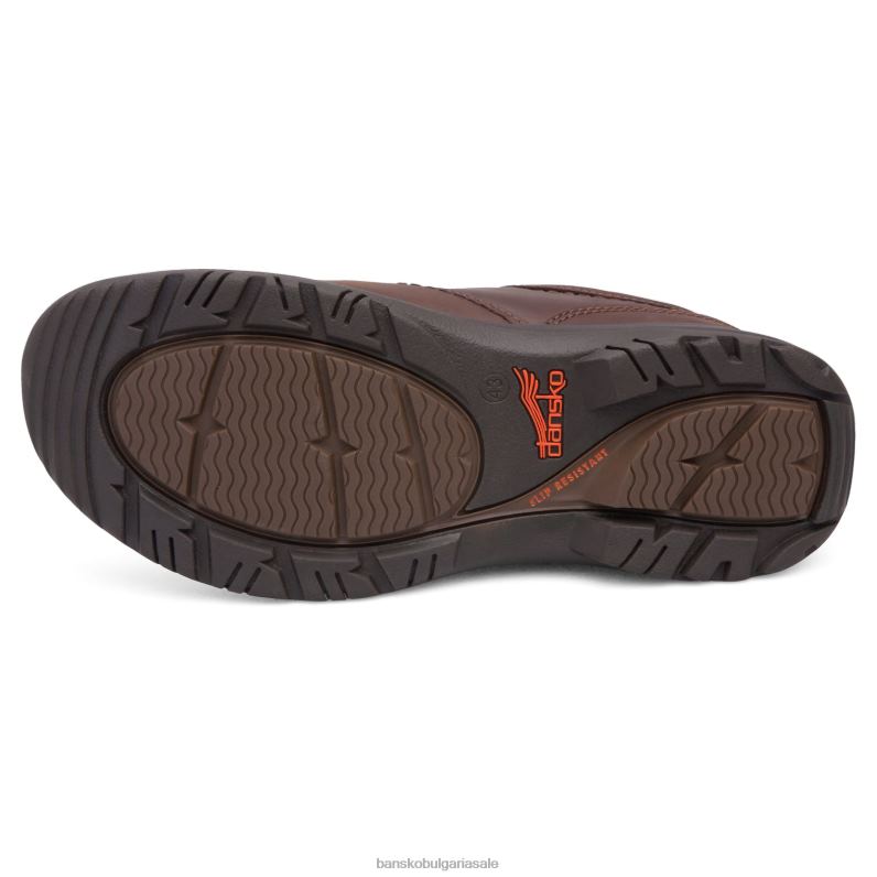 Dansko кафяв дистрес мъже Уин JDTJ276 мокасини и пантофи